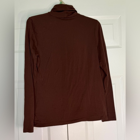Lands' End Brown Turtleneck Brown Size Medium - Picture 6 of 6